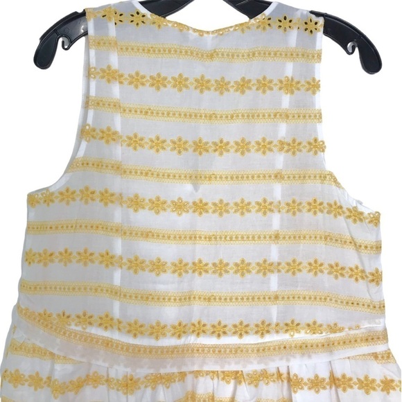 dRA Anthropologie Athena Eyelet Cotton Sundress SIZE MEDIUM - Picture 7 of 16